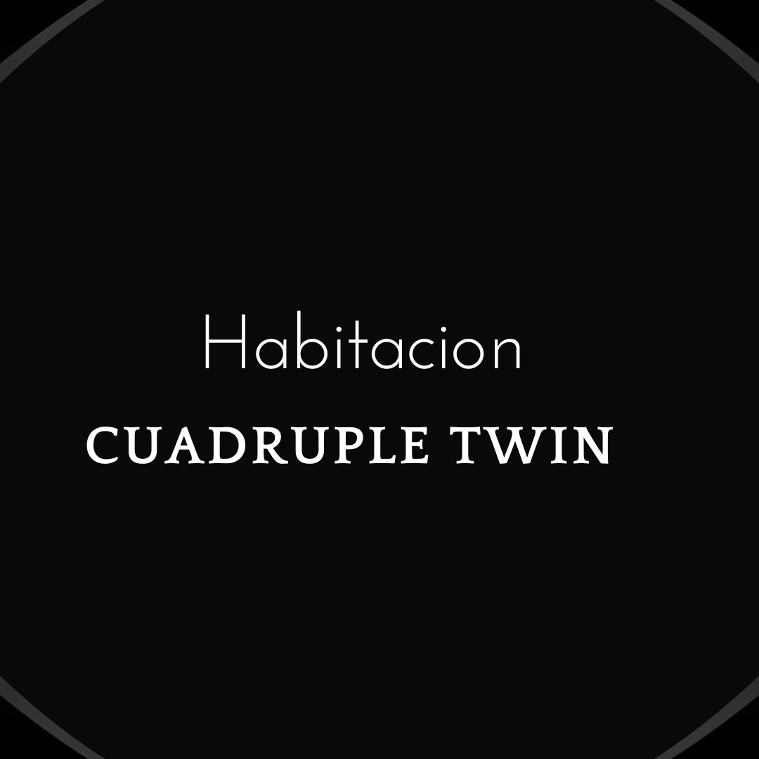 Habitacion Cuadruple Twin